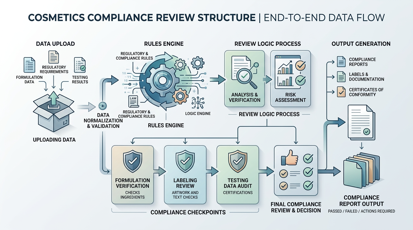 System workflow structure visual